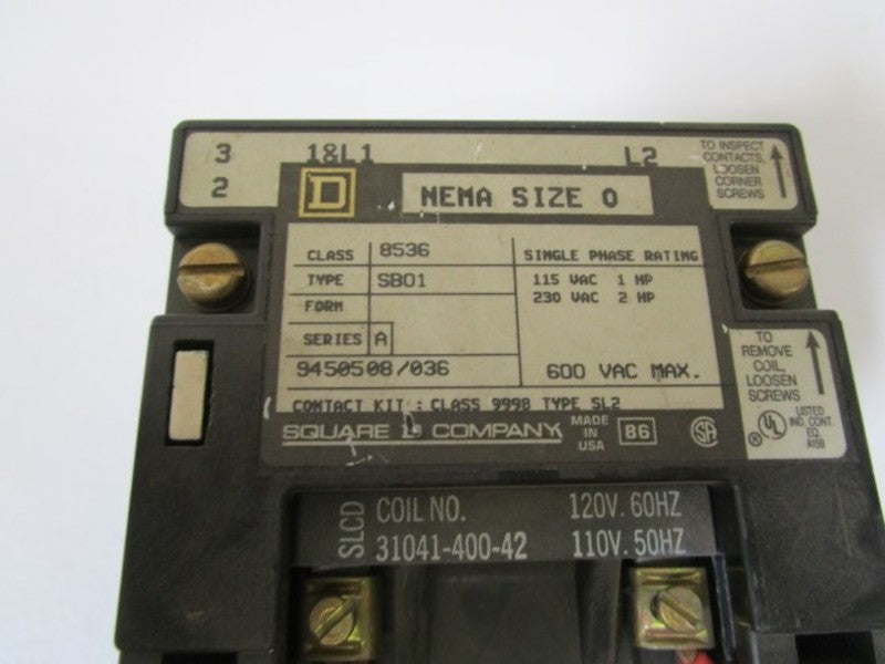 SQUARE D 8536SB01  UNMP