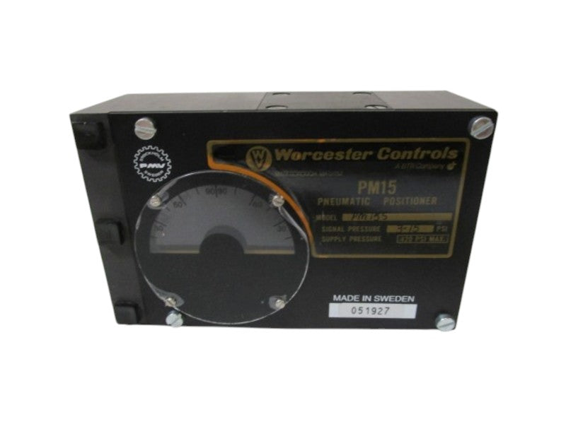 WORCESTER CONTROLS PNEUMATIC POSITIONER PM15S NSNP