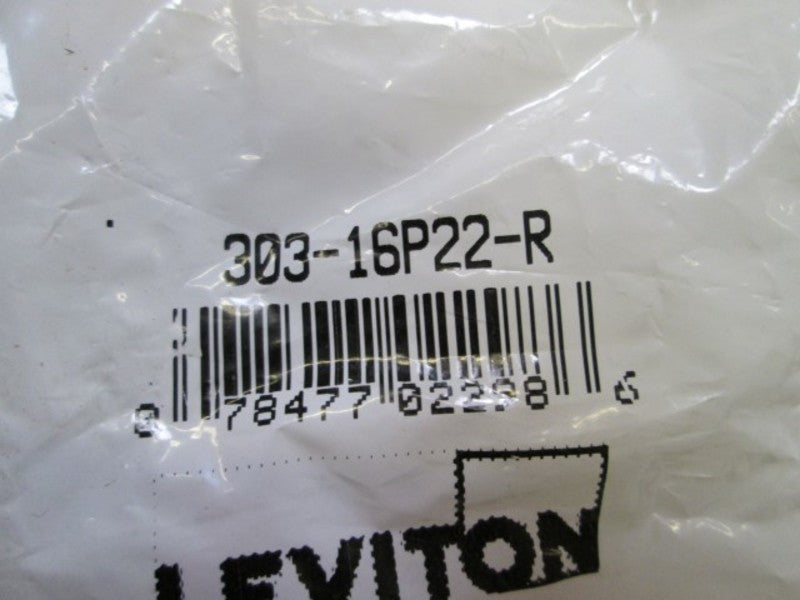 LEVITON FEMALE PROTECTIVE CAP 303-16P22-R (RED) NSMP