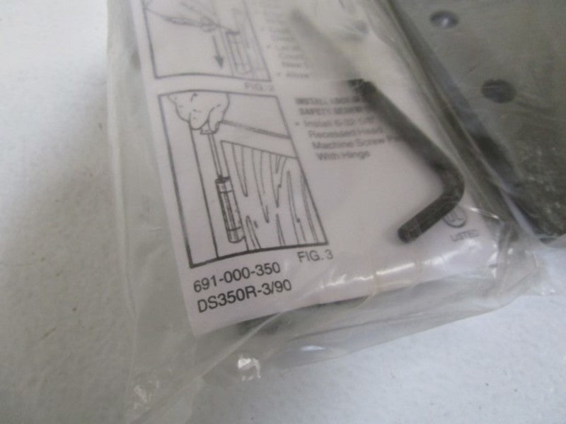 LOT OF 2 STANLEY STEEL SPRING HINGE 4PA83 NSMP