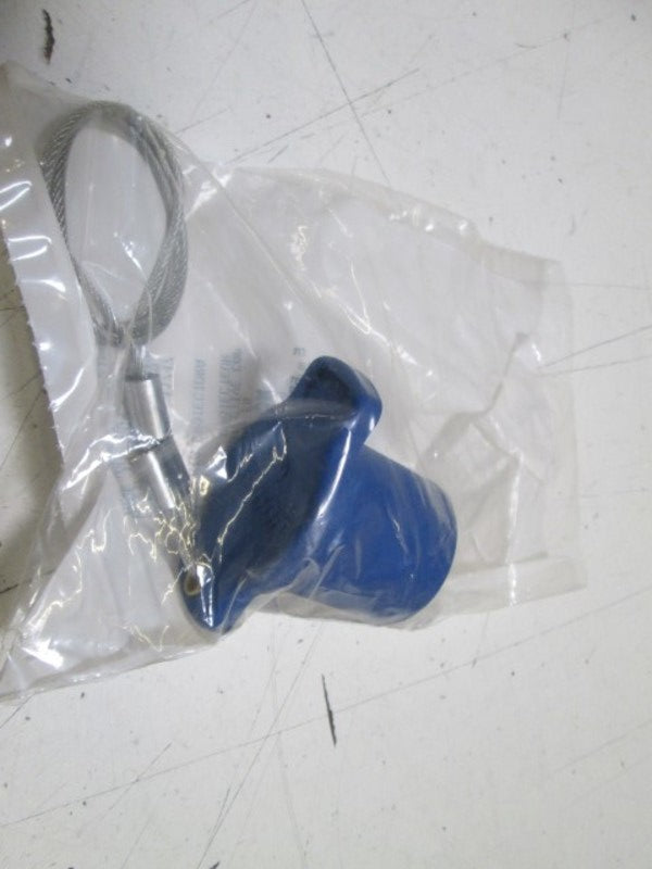 LEVITON FEMALE PROTECTIVE CAP 304-16P22-B (BLUE) NSMP