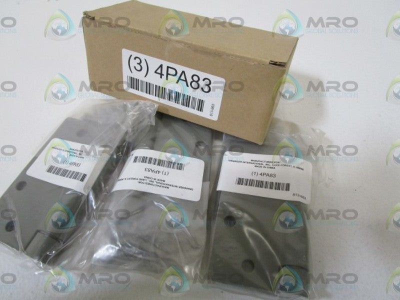 LOT OF 3 STANLEY STEEL SPRING HINGE 4PA83 NSMP