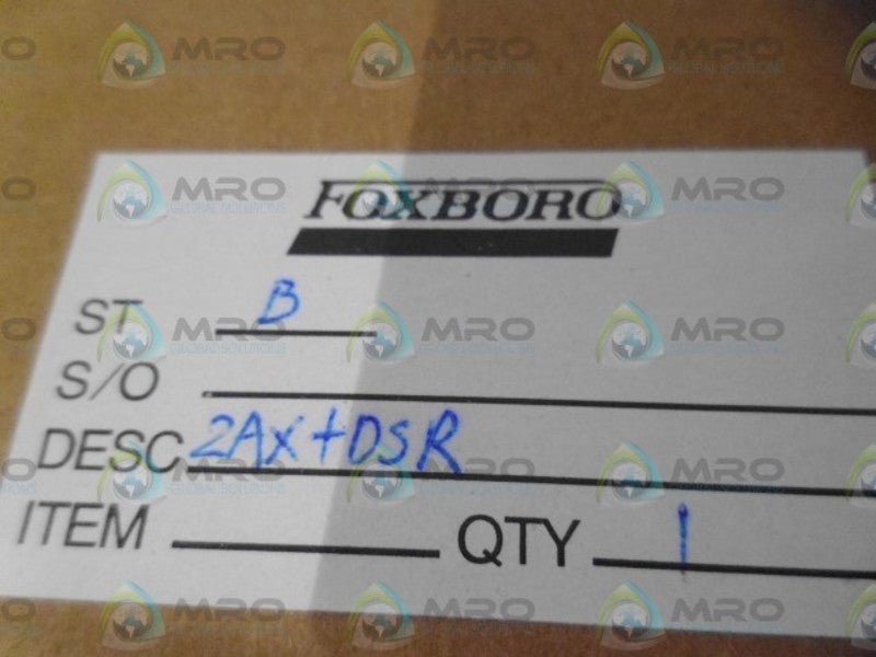 FOXBORO 2AX+DSR RELAY MODULE LOGIC 4PDT REED NSMP