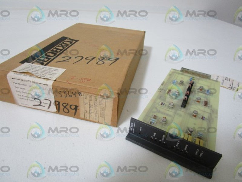FOXBORO MODULE SCALER IDENTICAL DUAL FUNCTION 2AX+DLS NSMP