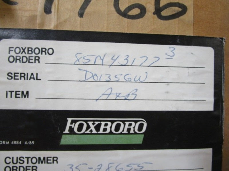 FOXBORO ELECTRIC LEVEL SENSOR D0135GW NSMP