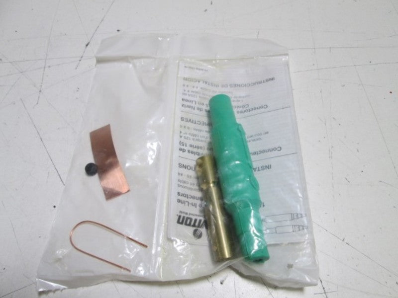 LEVITON PLUG 375-15D22-G (GREEN) NSMP