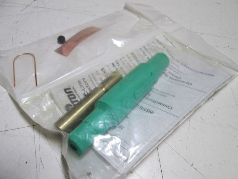 LEVITON PLUG 375-15D22-G (GREEN) NSMP