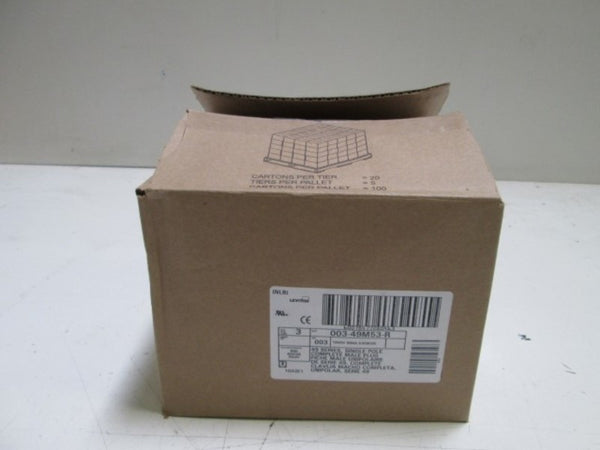 LOT OF 3 LEVITON MALE PLUG 003-49M53-R (RED) NSMP