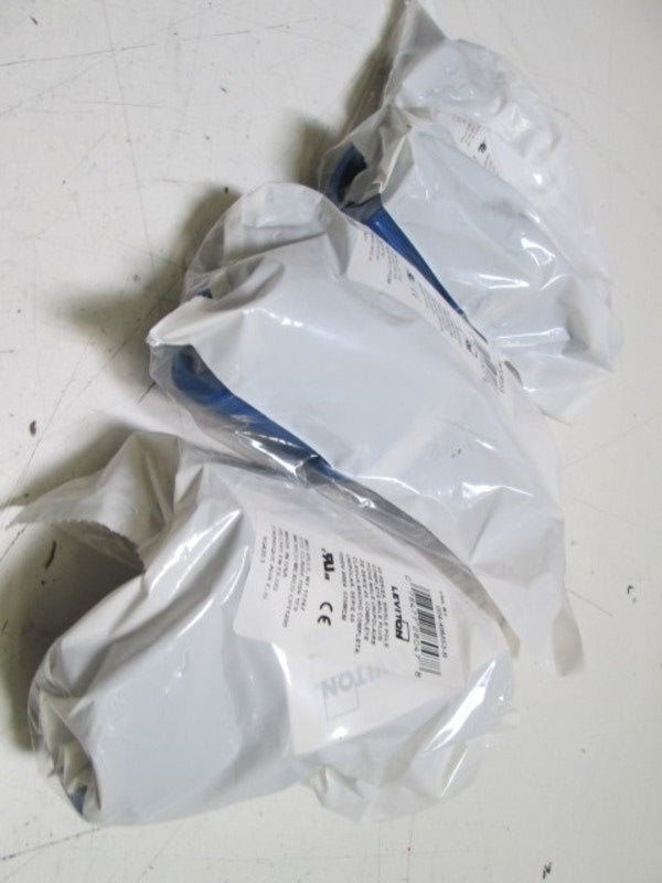 LOT OF 3 LEVITON MALE PLUG 004-49M53-B (BLUE) NSMP