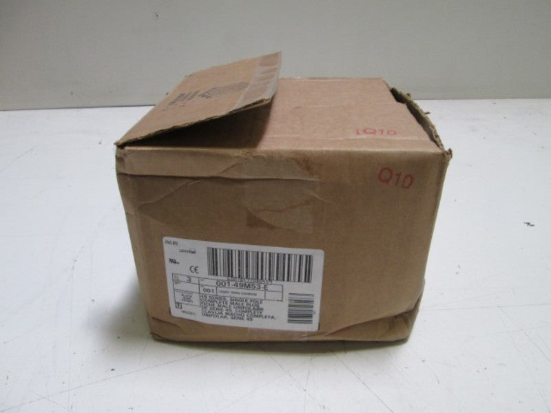 LOT OF 3 LEVITON MALE PLUG 001-49M53-E (BLACK- BOX AS PICTURED) NSMP
