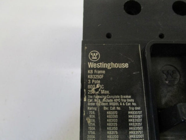 WESTINGHOUSE KB3225 CIRCUIT BREAKER UNMP