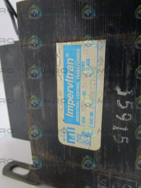 MICRON IMPERVITRAN CONTROL TRANSFORMER B500BTZ13RB UNMP
