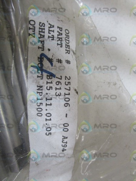 LOT OF 4 NP1500 SHAFT BOLT 7613 NSNP IN BAG