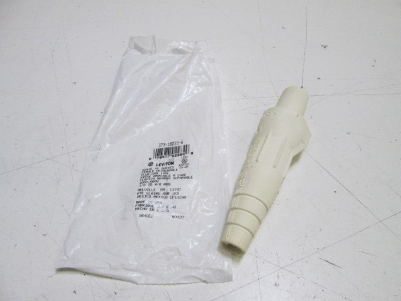 LEVITON WHITE PLUG 373-16D33-W (INCOMPLETE) NSNP