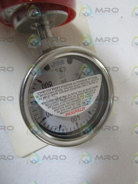 WIKA M932.3A 2.5" 800PSI 1.5"TRIP-CLAMP GAUGE 50537920 NSMP