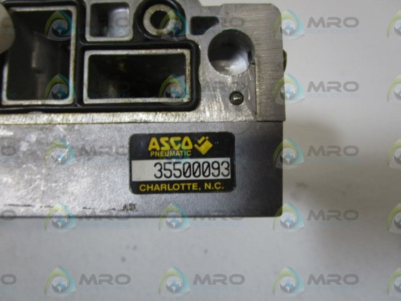 LOT OF 2  ASCO SUB-BASE 35500093 UNMP