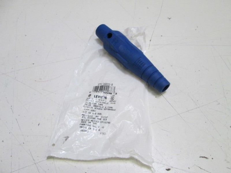 LEVITON BLUE PLUG 374-16D33-B (INCOMPLETE) NSNP