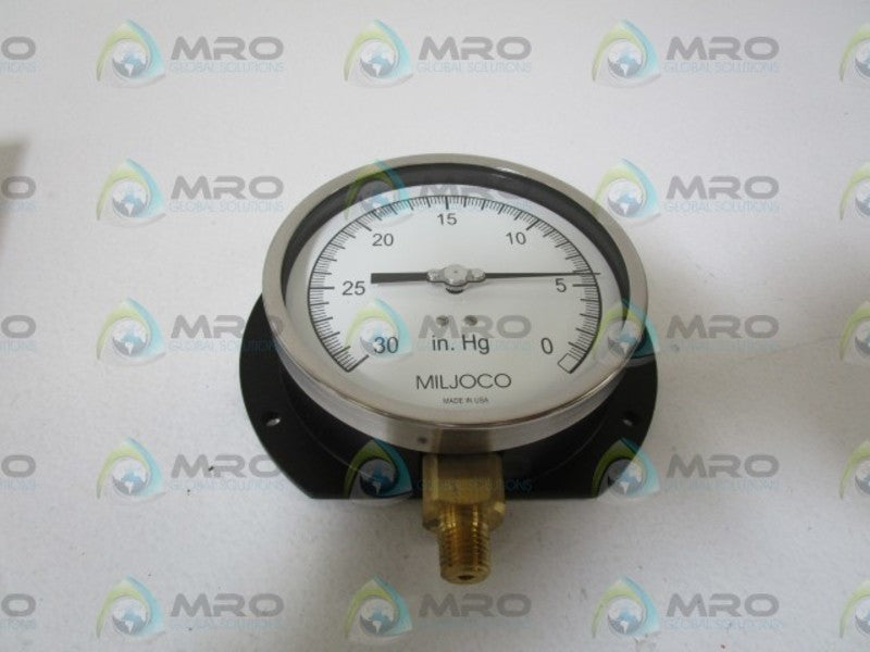 MILJOCO  30"Hg-0PSI PRESSURE GAUGE P4509LX-001 NSMP