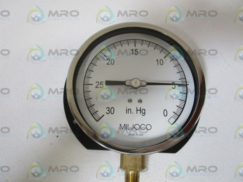 MILJOCO  30"Hg-0PSI PRESSURE GAUGE P4509LX-001 NSMP