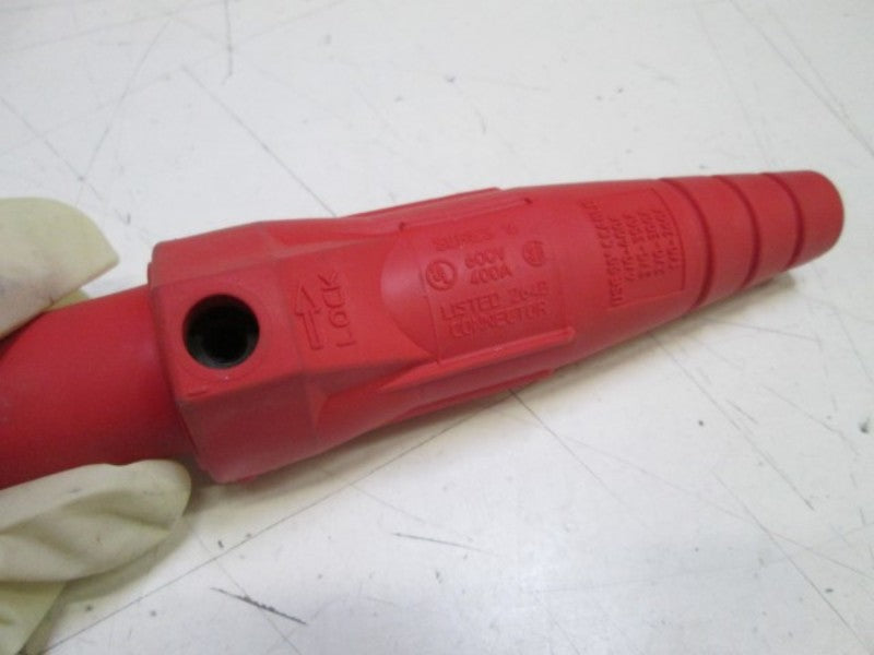LEVITON RED PLUG 383-16D33-R (INCOMPLETE) NSNP