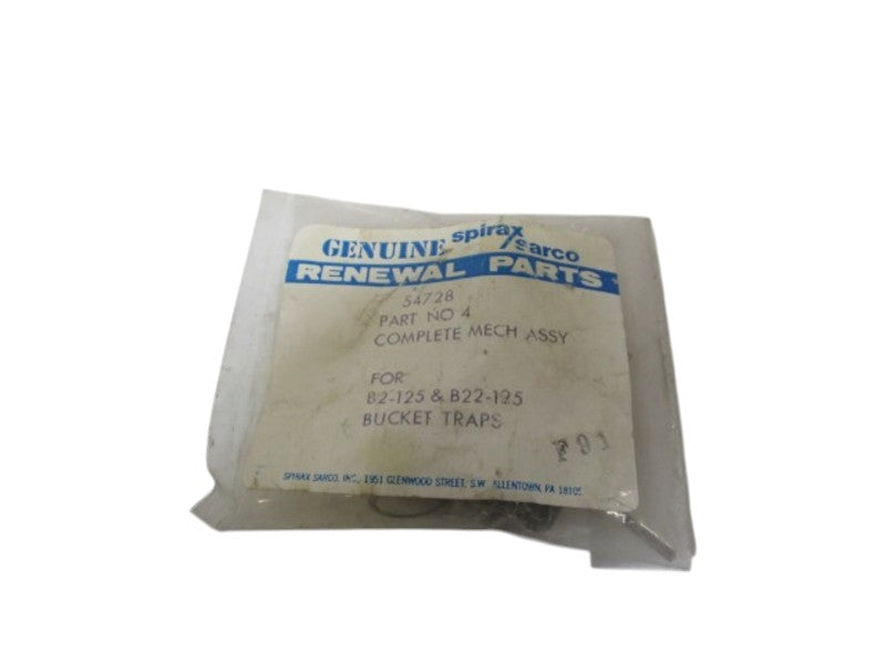 SPIRAX SARCO COMPLETE MECH ASSY 54728 NSMP