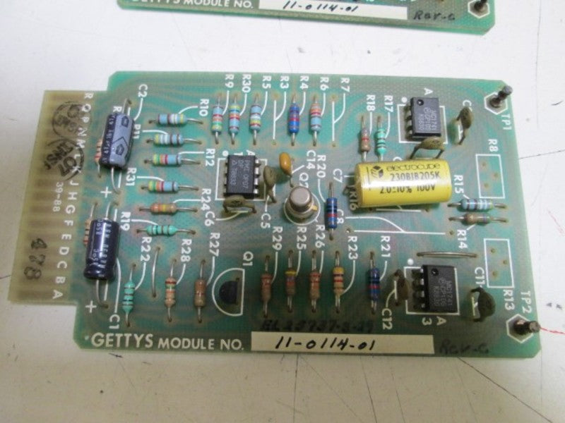 LOT OF 2 GETTYS PC BOARD 11-0114-01 UNMP