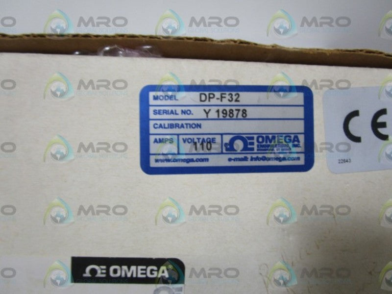 OMEGA 2-STAGE BATCH CONTROLLER/RATEMETER DP-F32 NSMP