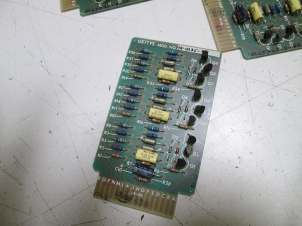 LOT OF 4 GETTYS'S CIRCUIT BOARD 44-0035-00 UNMP