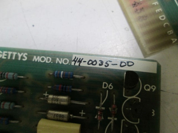 LOT OF 4 GETTYS'S CIRCUIT BOARD 44-0035-00 UNMP