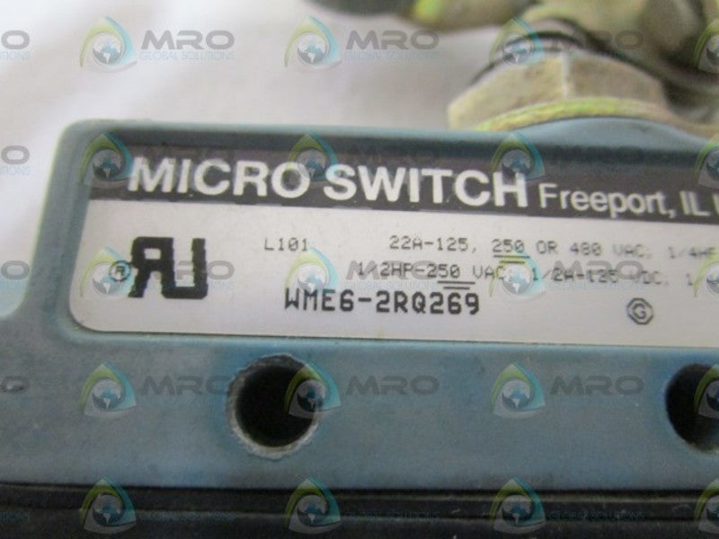 MICRO SWITCH LIMIT SWITCH WME6-2RQ269 UNMP