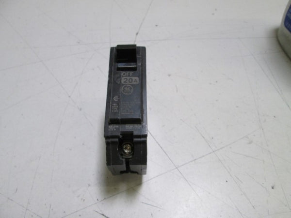 GENERAL ELECTRIC CIRCUIT BREAKER THQB 1 POLE 20AMPS UNMP