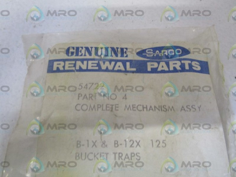 SARCO COMPLETE MECHANISM ASSY 54722 NSMP
