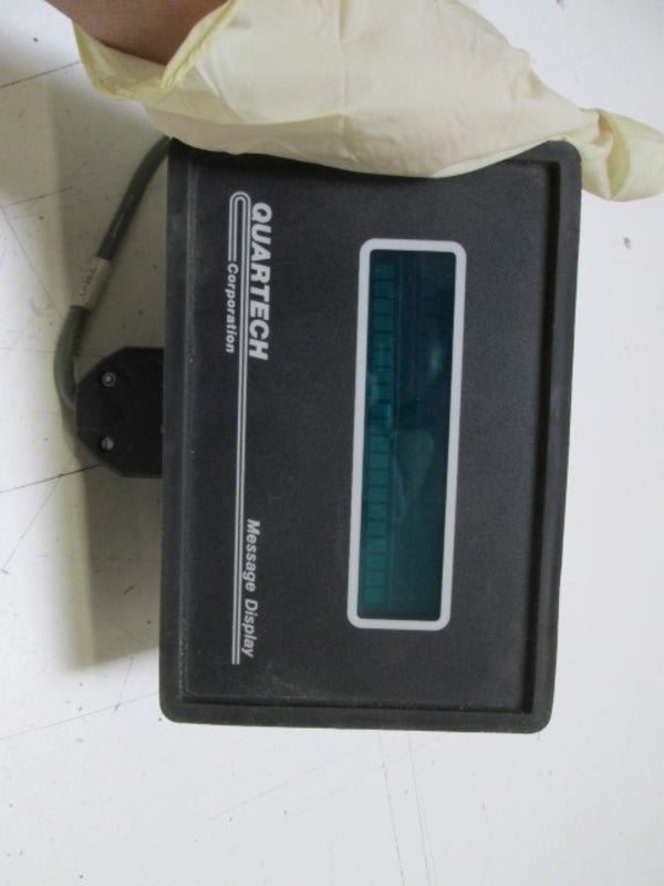 QUARTECH MESSAGE DISPLAY 8712 UNMP