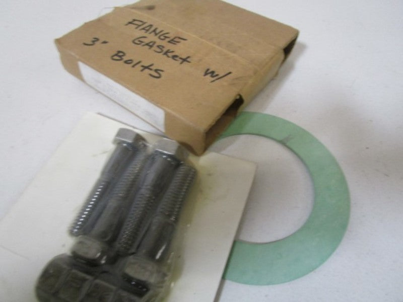 RG FLANGE GASKET KIT W. DOLTS AND NUTS 3" 150# 906211 NSMP