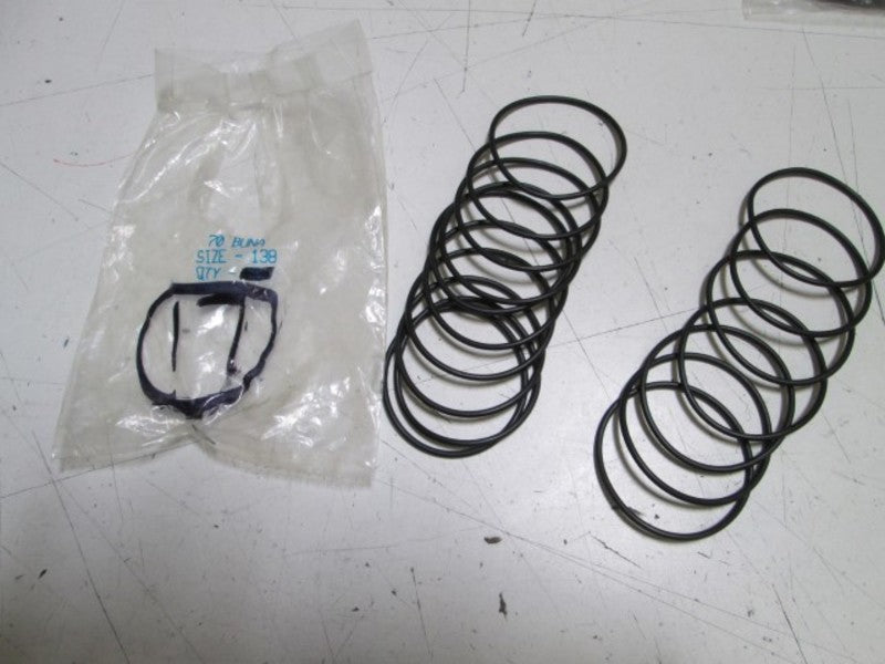LOT OF 17 70 BUNA O-RING  SIZE 138 NSNP