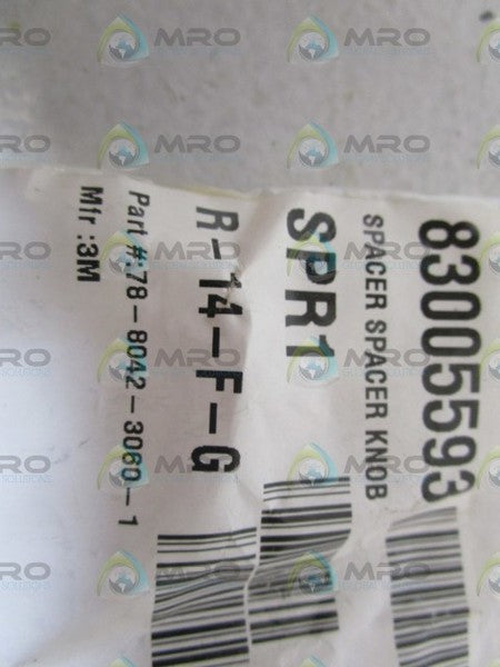 LOT OF 6 3M SPACER KNOB 78-8042-3060-1 NSNP