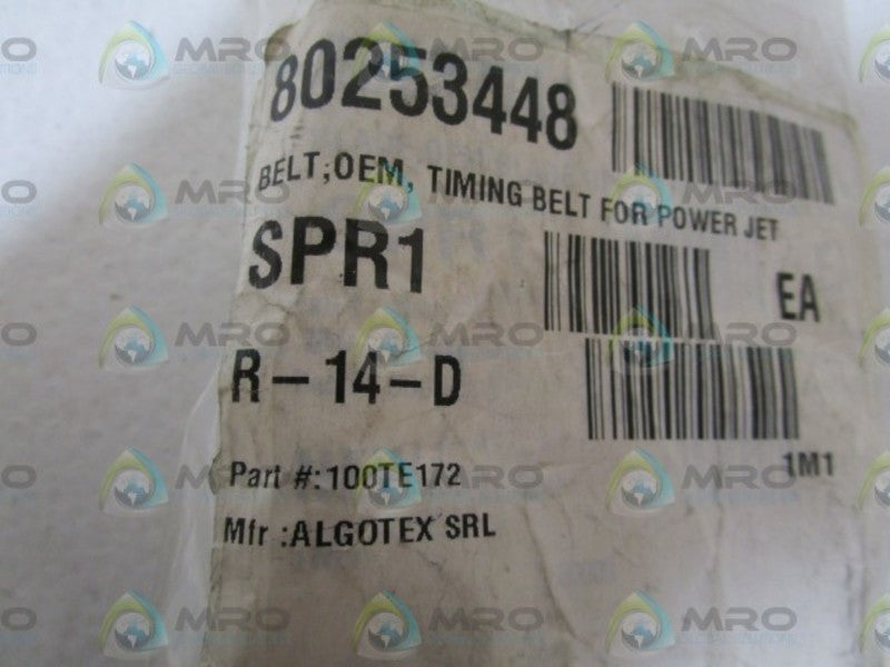 LOT OF 2 ALGOTEX SRL TIMING BELT 100TE172 NSNP