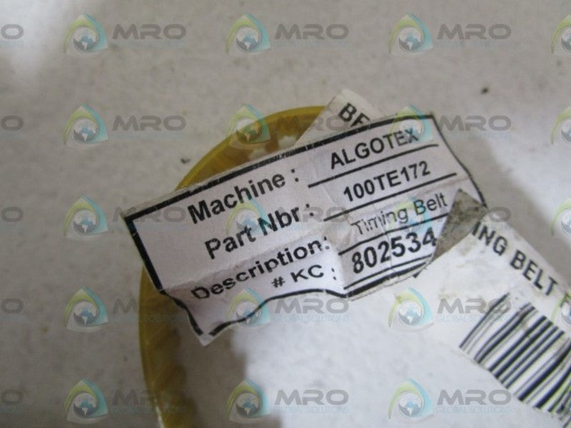 LOT OF 2 ALGOTEX SRL TIMING BELT 100TE172 NSNP