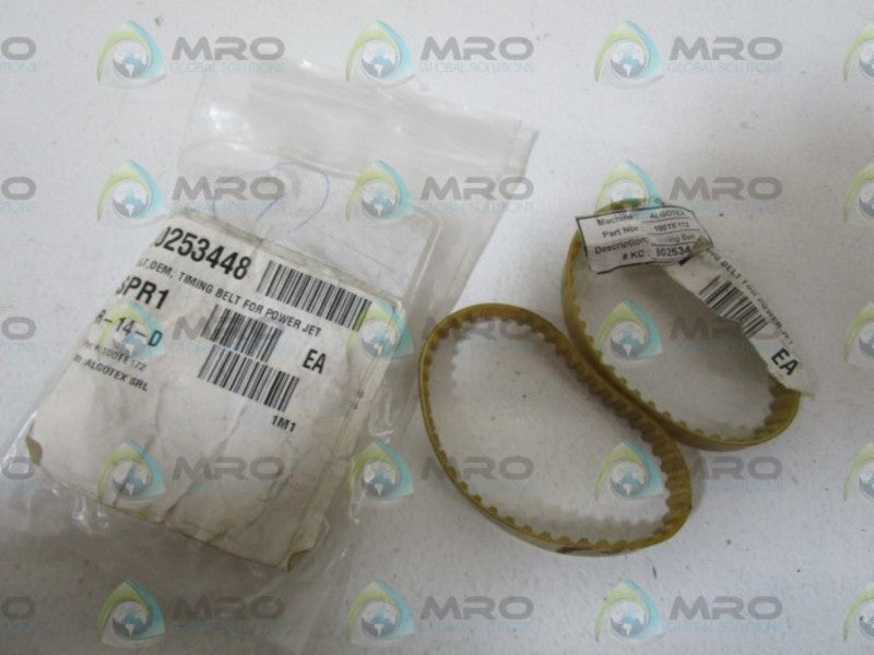 LOT OF 2 ALGOTEX SRL TIMING BELT 100TE172 NSNP