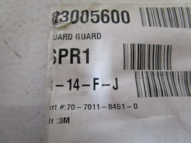 LOT OF 6 3M PLATE SUPPORT GUARD 70-7011-8451-0 NSNP