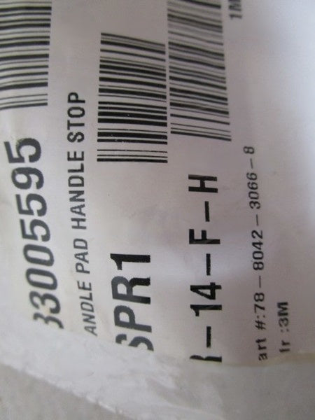 LOT OF 2 3M PAD HANDLE STOP 78-8042-3066-8 NSNP