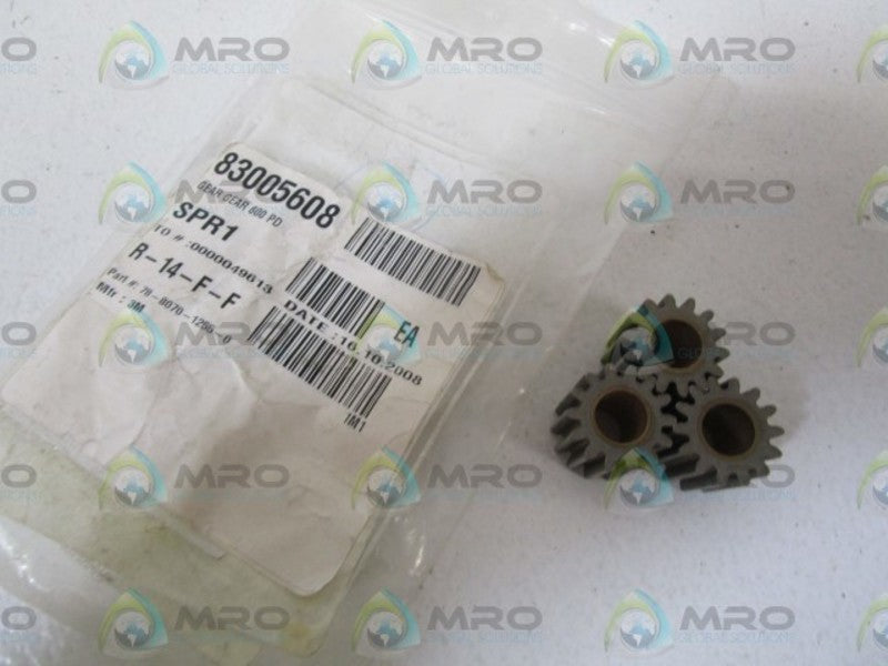 LOT OF 3 GEAR 600PD 78-8070-1255-0 NSNP