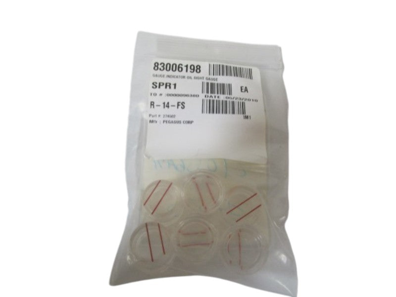 LOT OF 6 PEGASUS CORP. INDICATOR  OIL SIGHT GAUGE 274502 NSNP