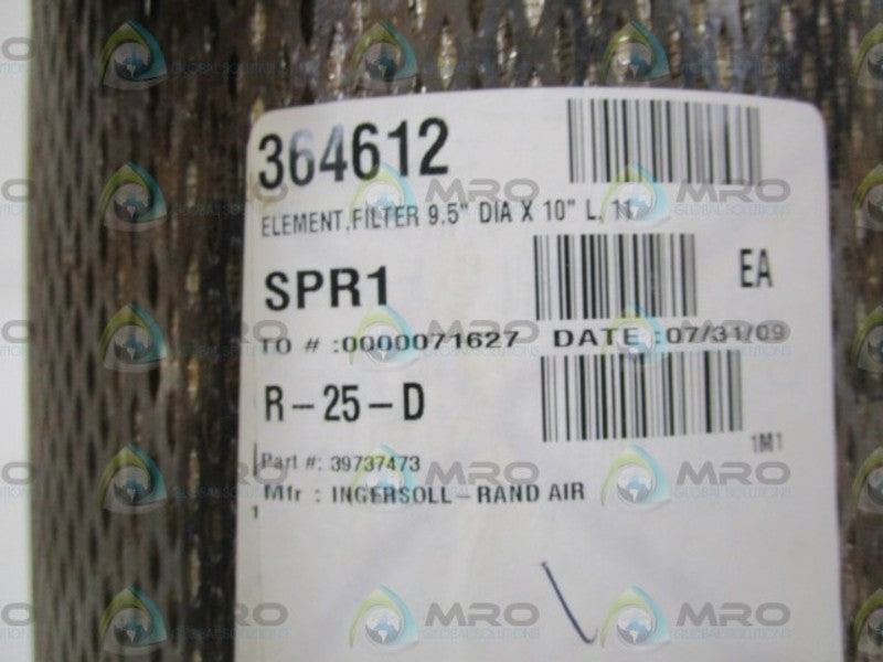 INGERSOLL RAND FILTER 39737473 (AS PICTURED) NSNP
