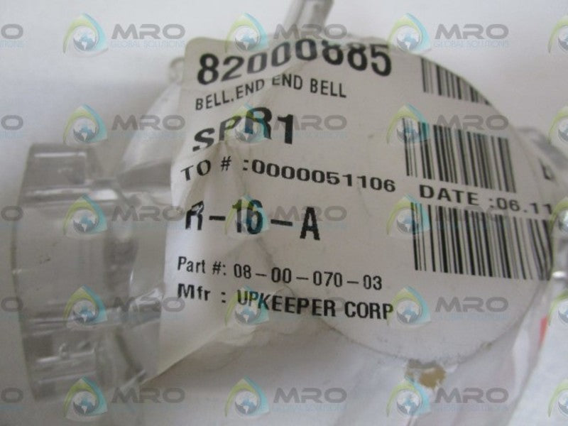 UPKEEPER CORP. END BELL 08-00-070-03 NSNP