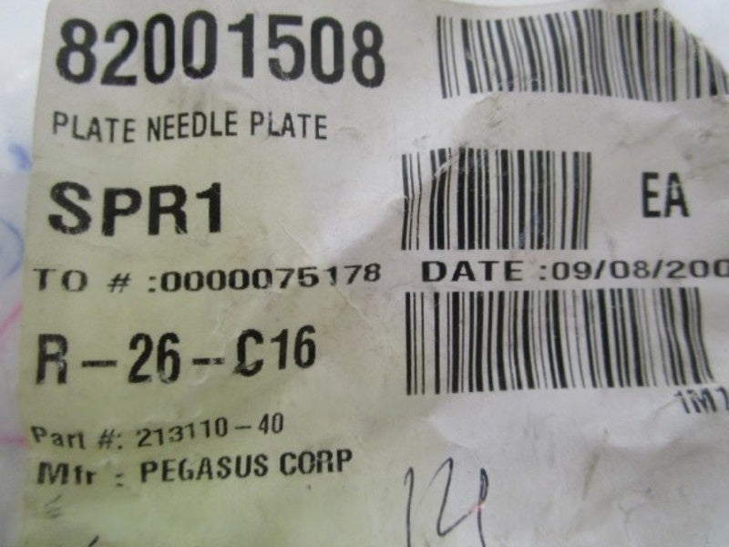 LOT OF 14 PEGASUS CORP. NEEDLE PLATE 213110-40 NSNP