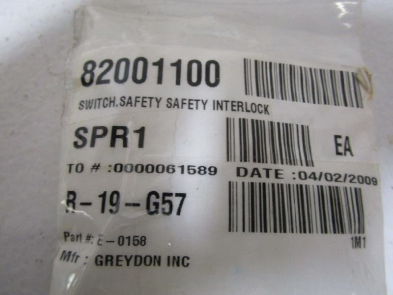 LOT OF 2 GREYDON INC. SAFETY INTERLOCK SWITCH E-0158 NSNP