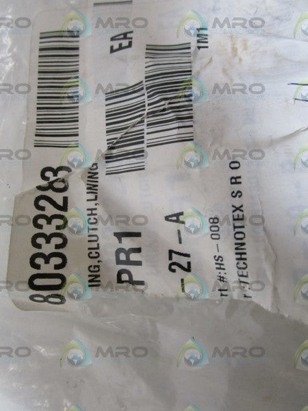 LOT OF 2 TECHNOTEX SRO CLUTCH LINING HS-008 NSNP