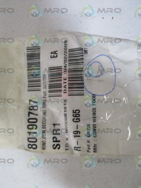 LOT OF 10 CONVENIENCE FOOD SECURING RING 408226 NSNP