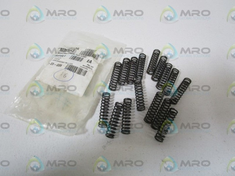 LOT OF 16 FELINS INC. COMPRESSION SPRING N-1245-05 NSNP